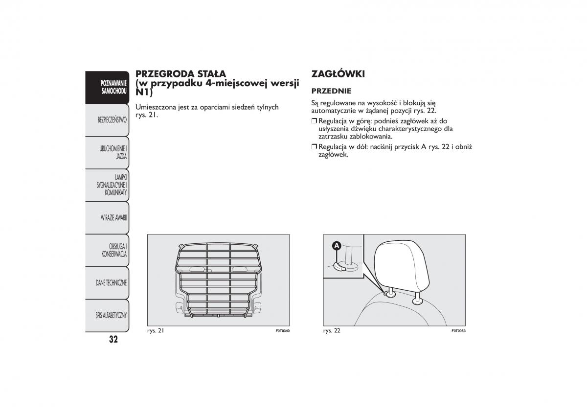 Fiat Quobo instrukcja obslugi / page 35