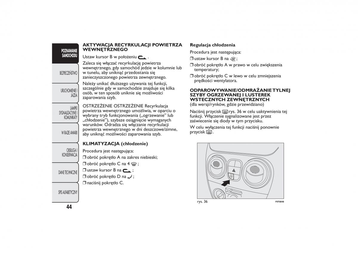 Fiat Quobo instrukcja obslugi / page 47