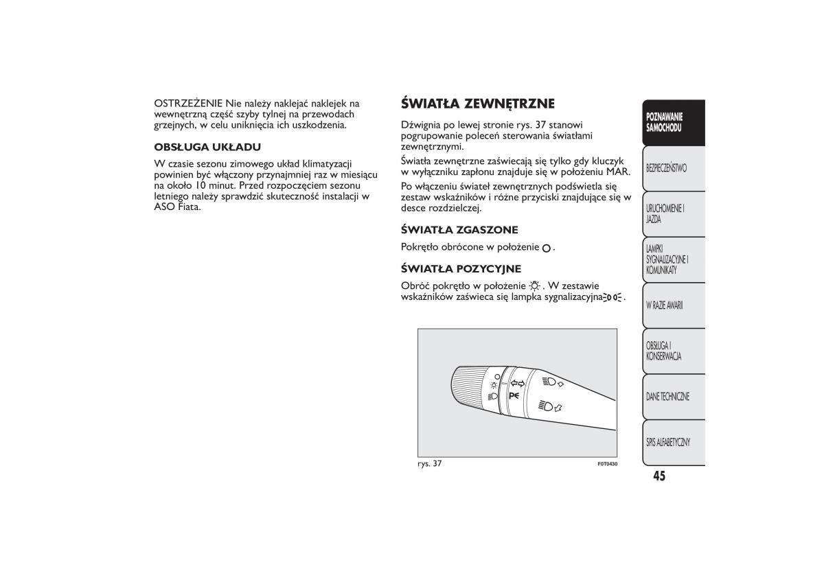 Fiat Quobo instrukcja obslugi / page 48