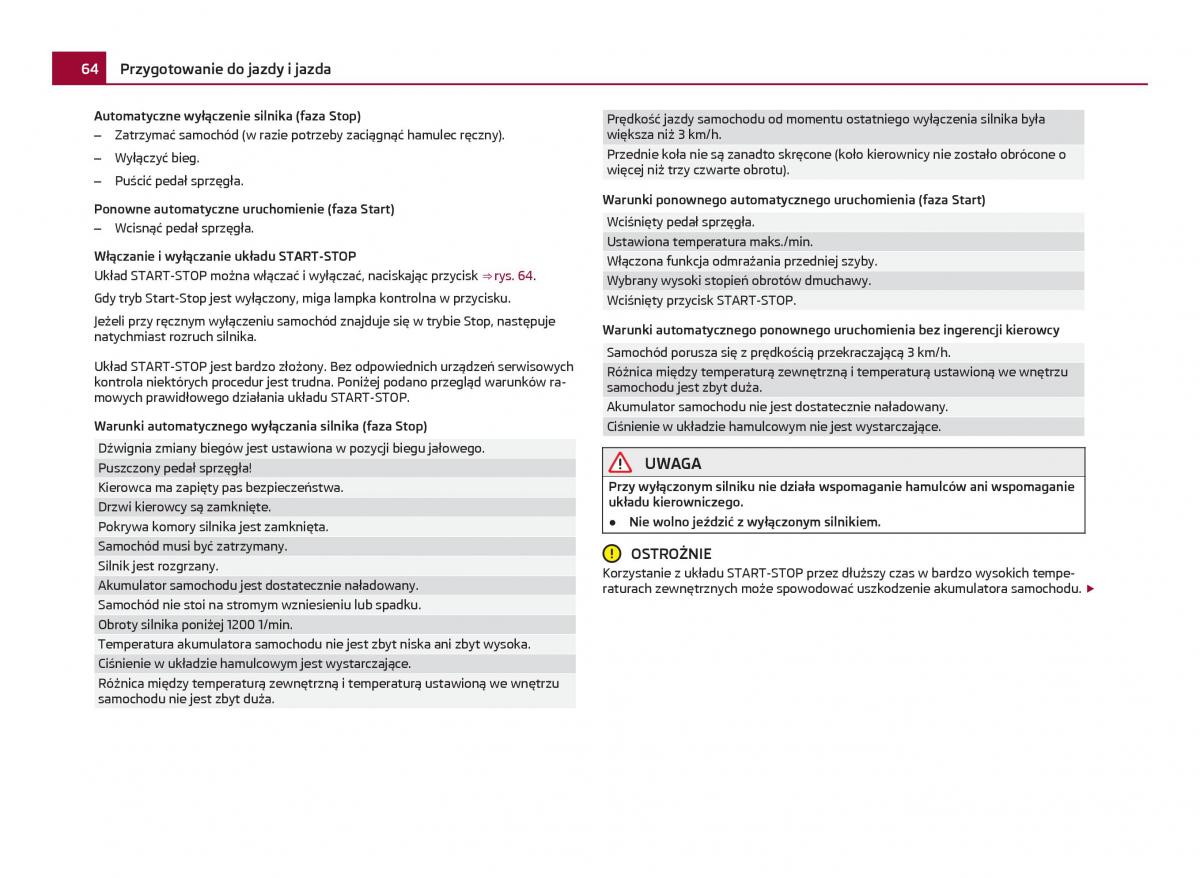 Skoda Citigo instrukcja obslugi / page 65