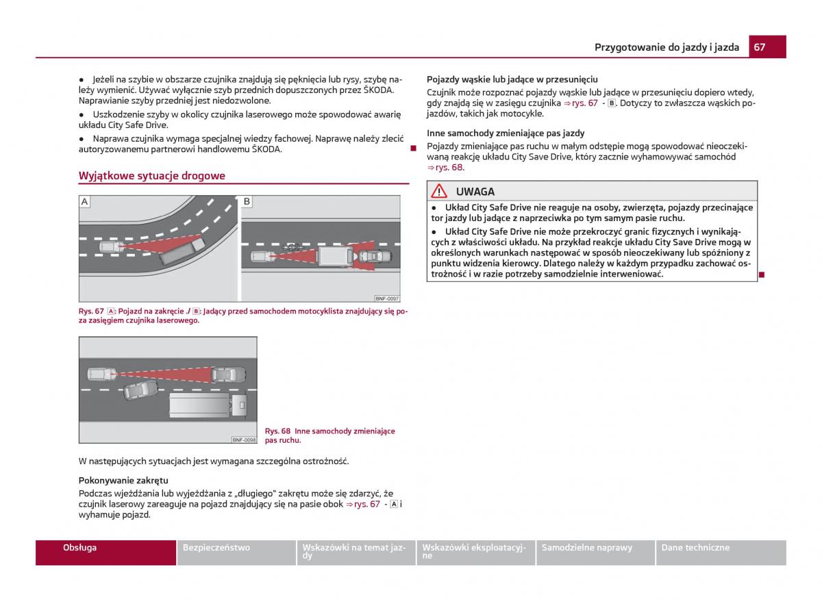 Skoda Citigo instrukcja obslugi / page 68