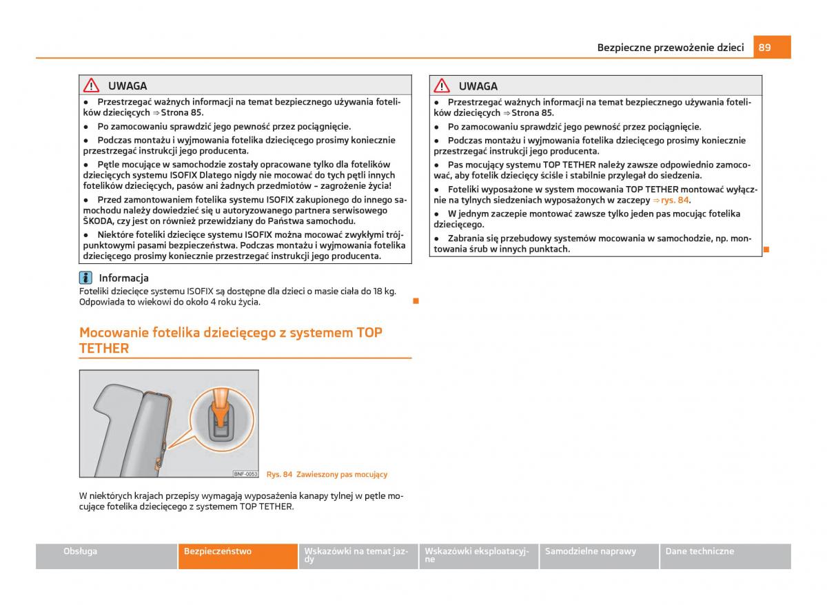 Skoda Citigo instrukcja obslugi / page 90