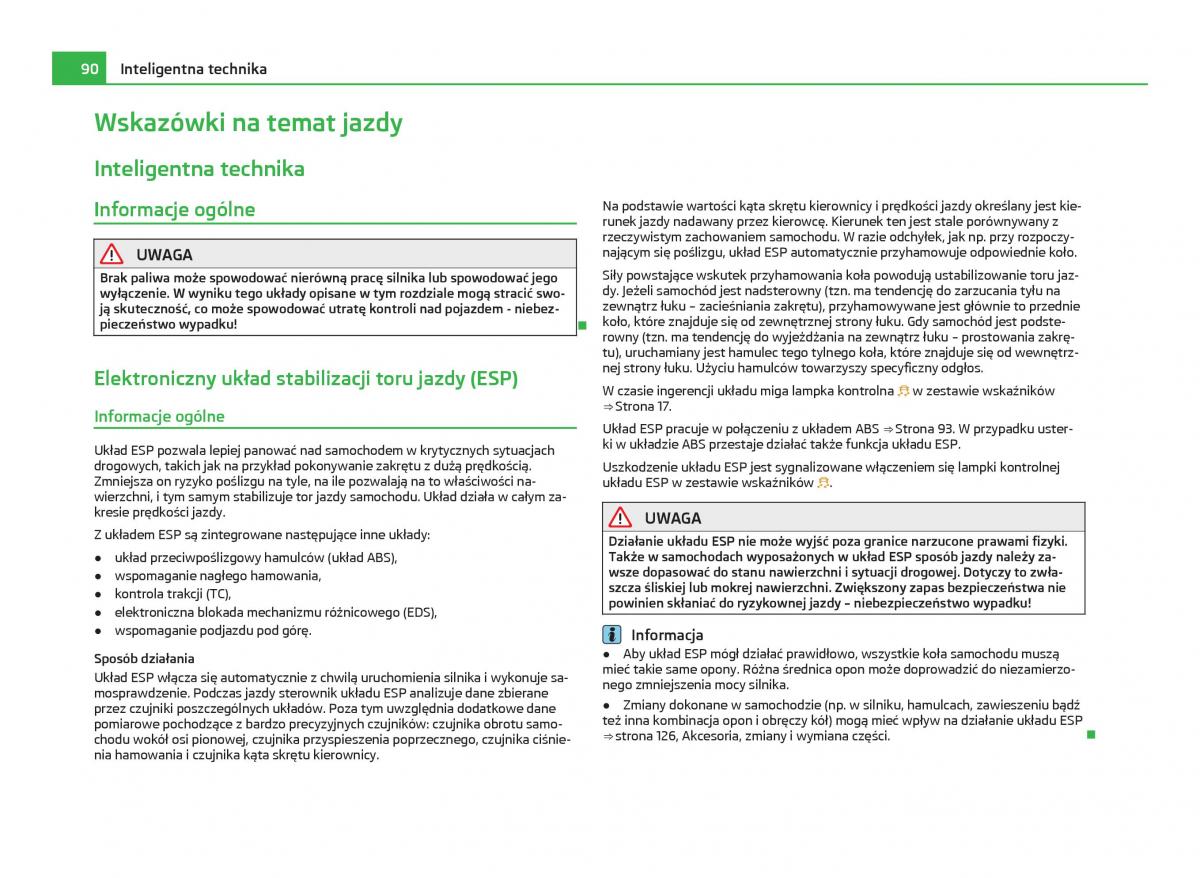 Skoda Citigo instrukcja obslugi / page 91