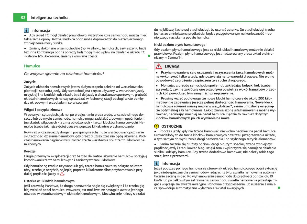 Skoda Citigo instrukcja obslugi / page 93