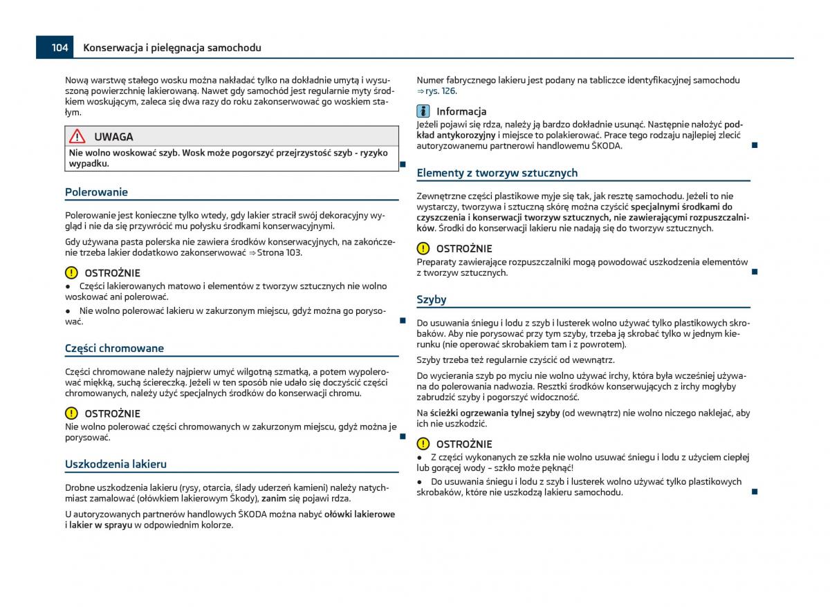 Skoda Citigo instrukcja obslugi / page 105