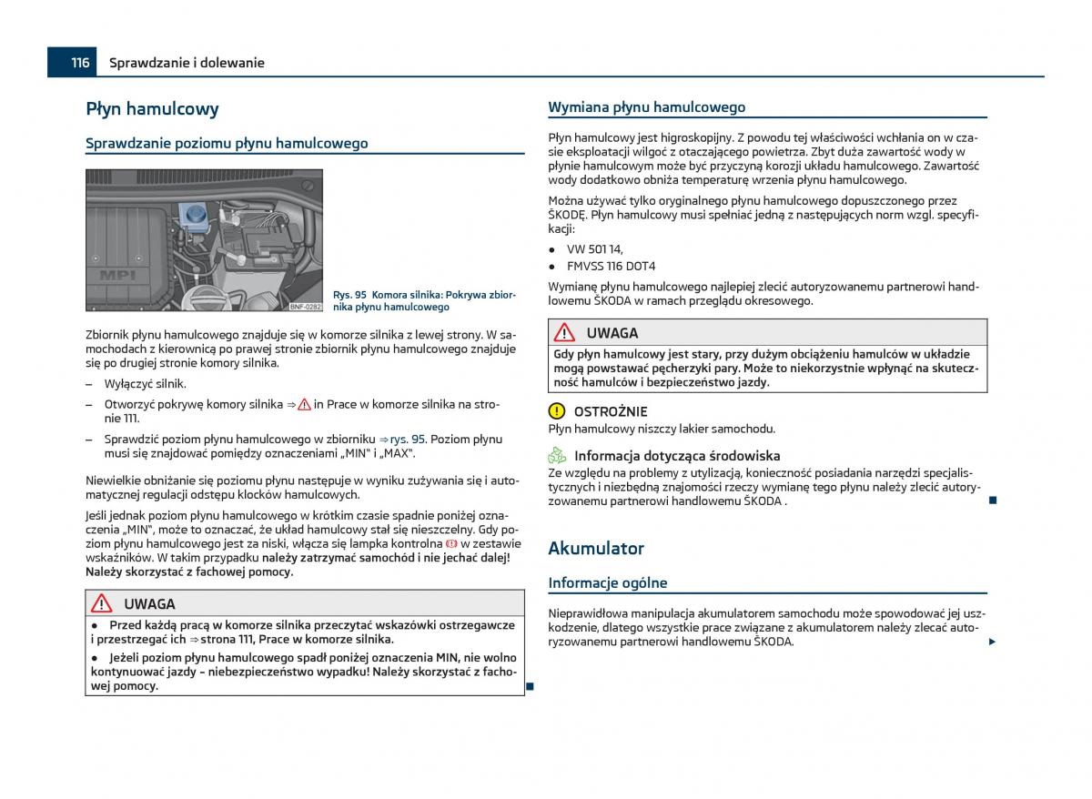 Skoda Citigo instrukcja obslugi / page 117