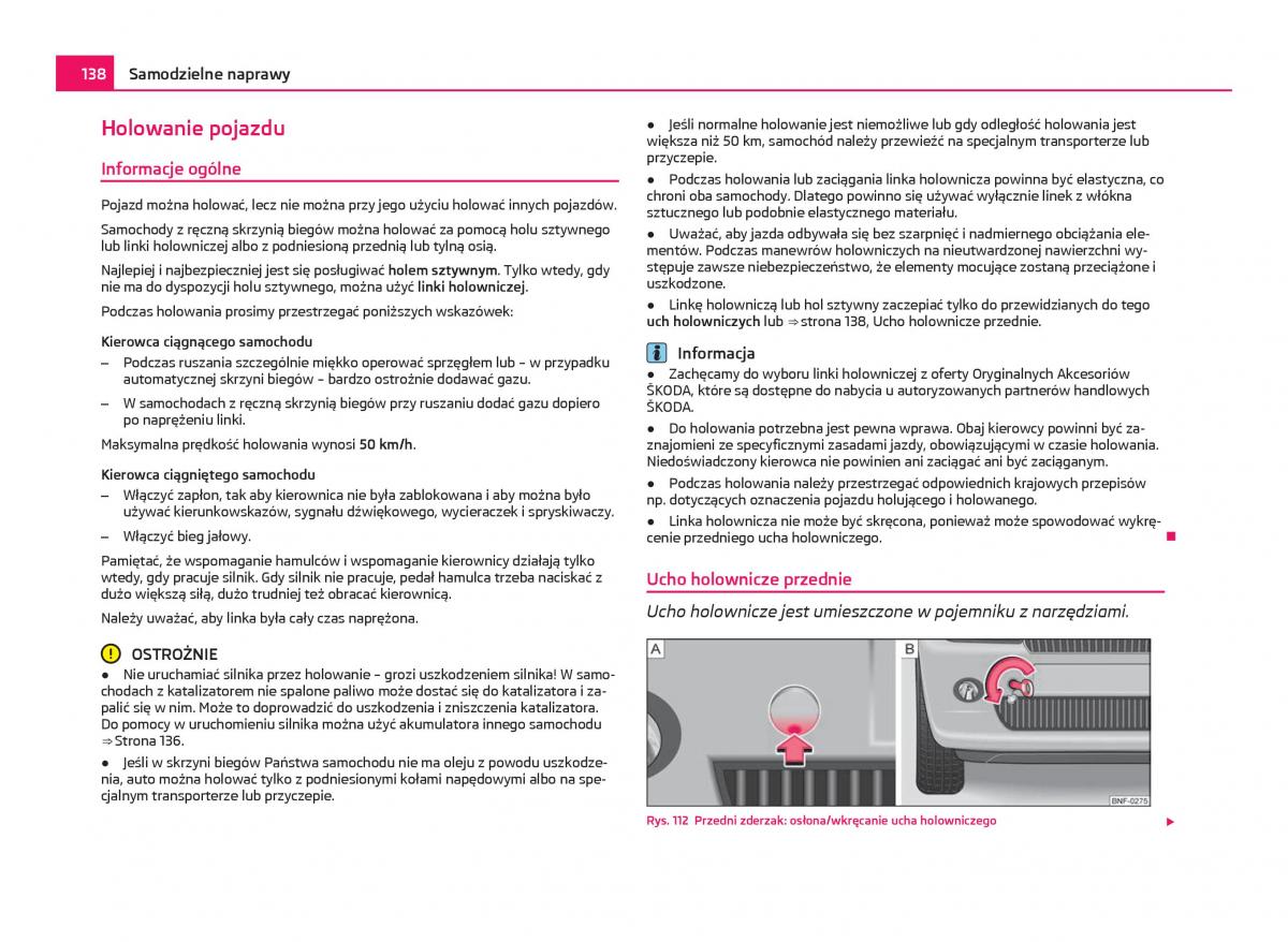 Skoda Citigo instrukcja obslugi / page 139