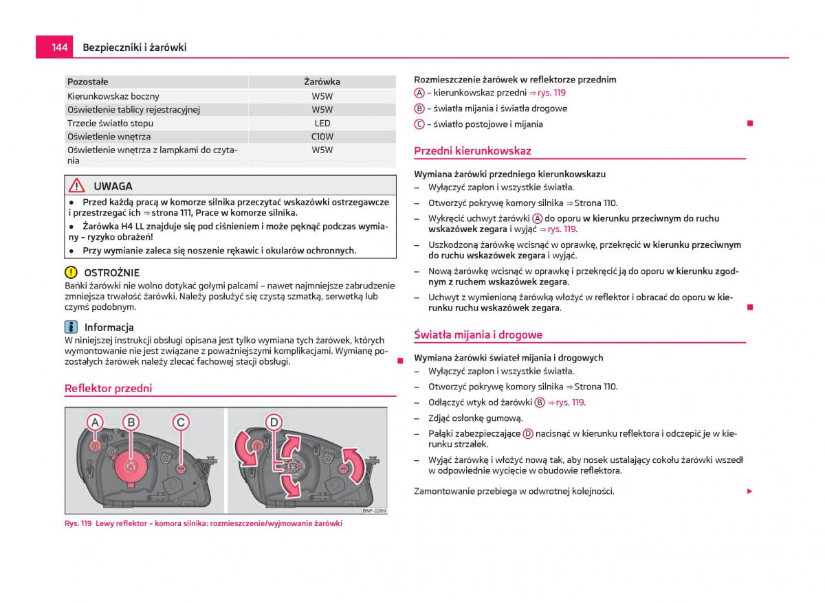 Skoda Citigo instrukcja obslugi / page 145