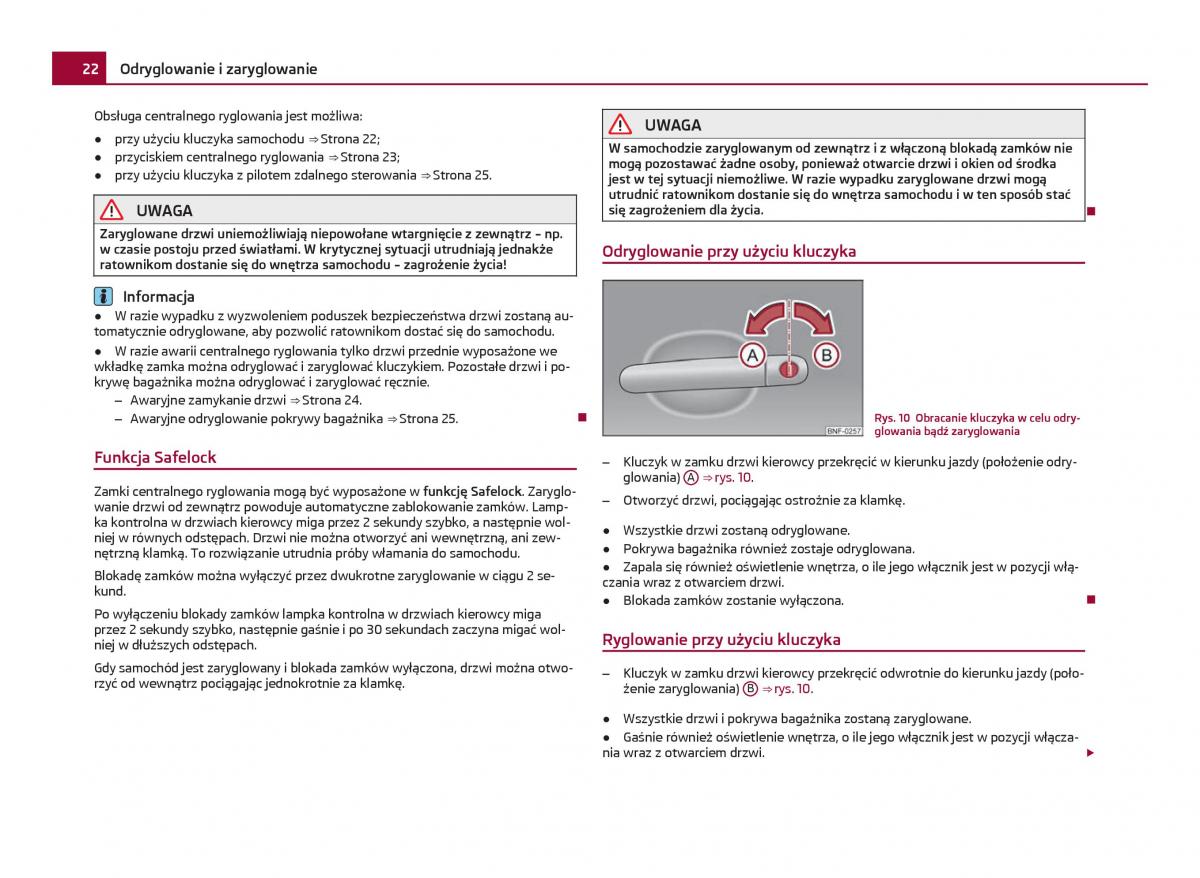 Skoda Citigo instrukcja obslugi / page 23