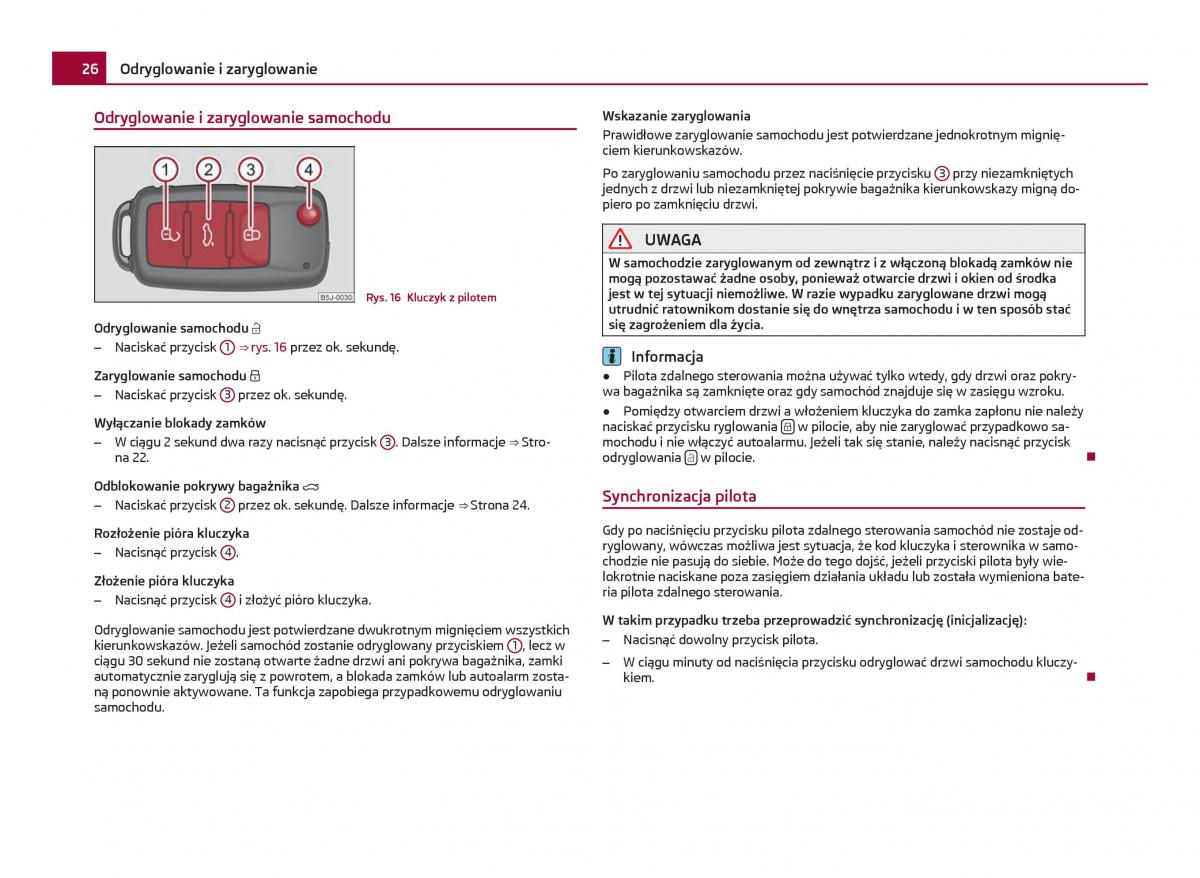 Skoda Citigo instrukcja obslugi / page 27