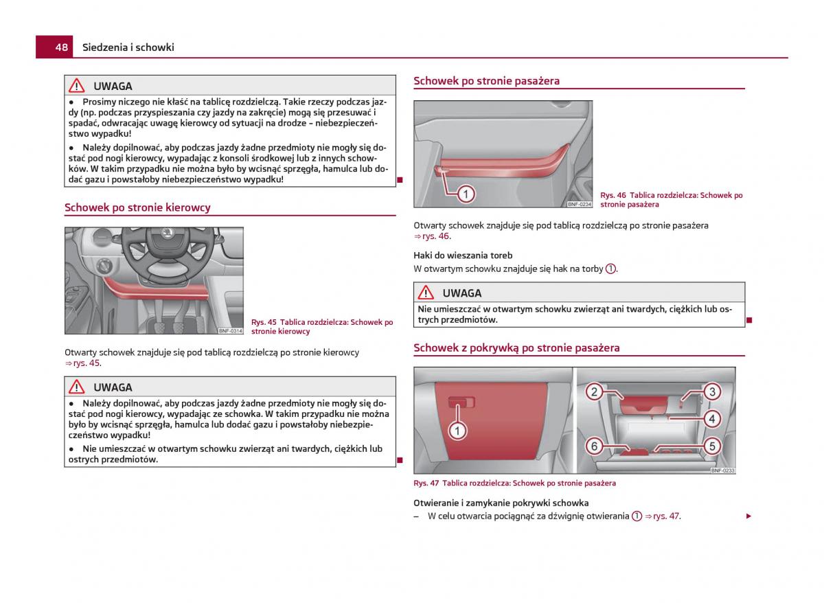 Skoda Citigo instrukcja obslugi / page 49