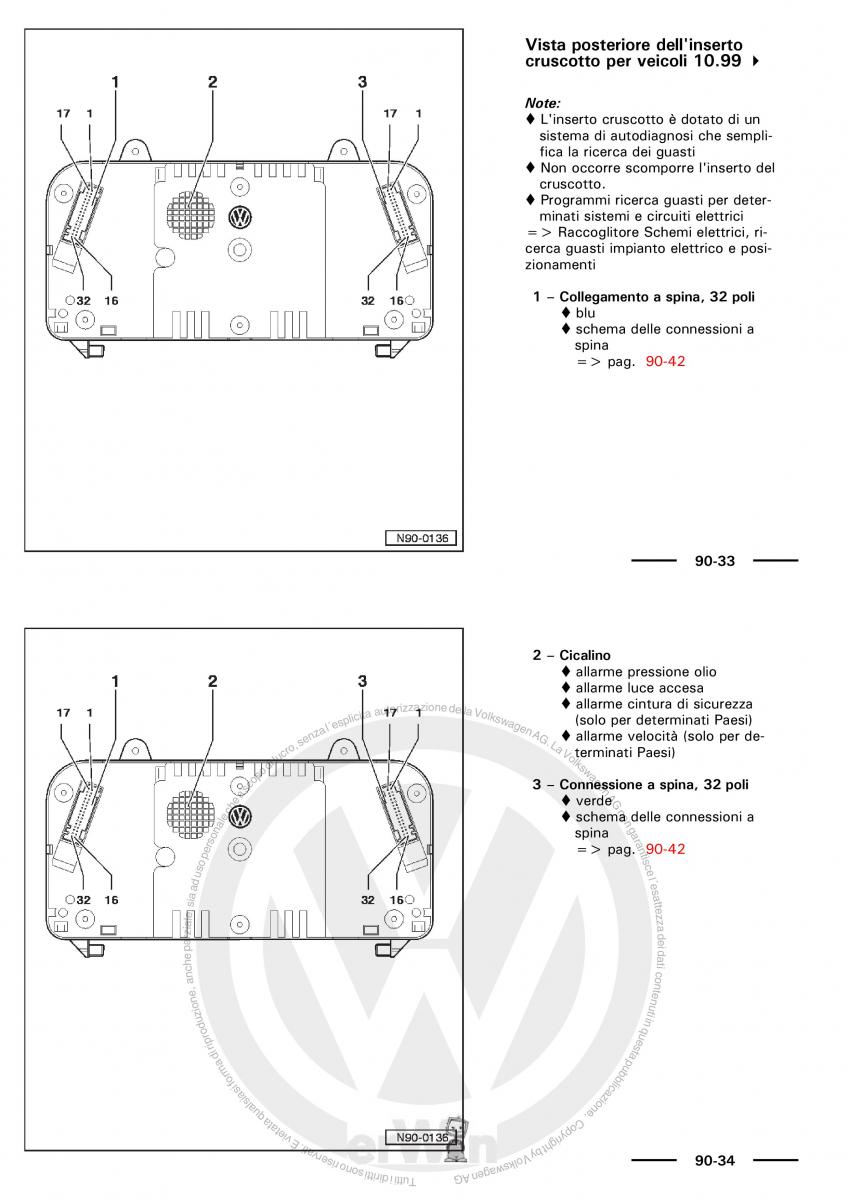 VW Polo servizio assistenza informazione tecnica / page 71