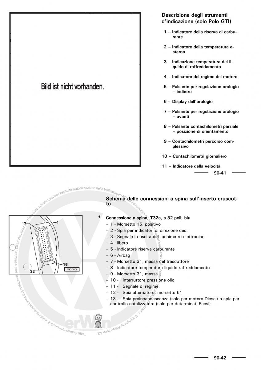 VW Polo servizio assistenza informazione tecnica / page 75