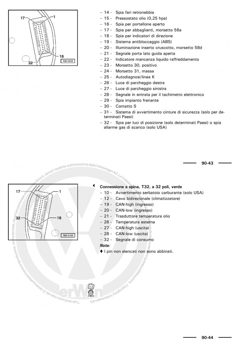 VW Polo servizio assistenza informazione tecnica / page 76