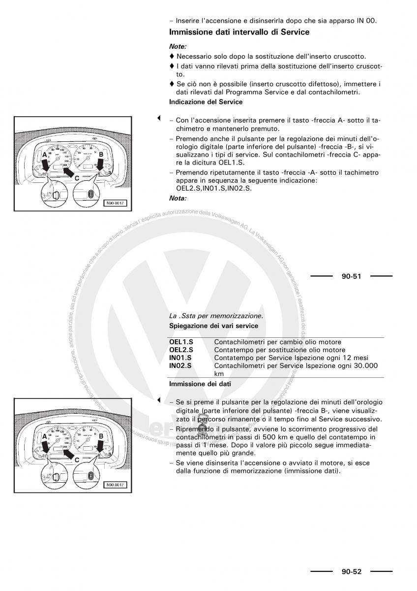 VW Polo servizio assistenza informazione tecnica / page 80