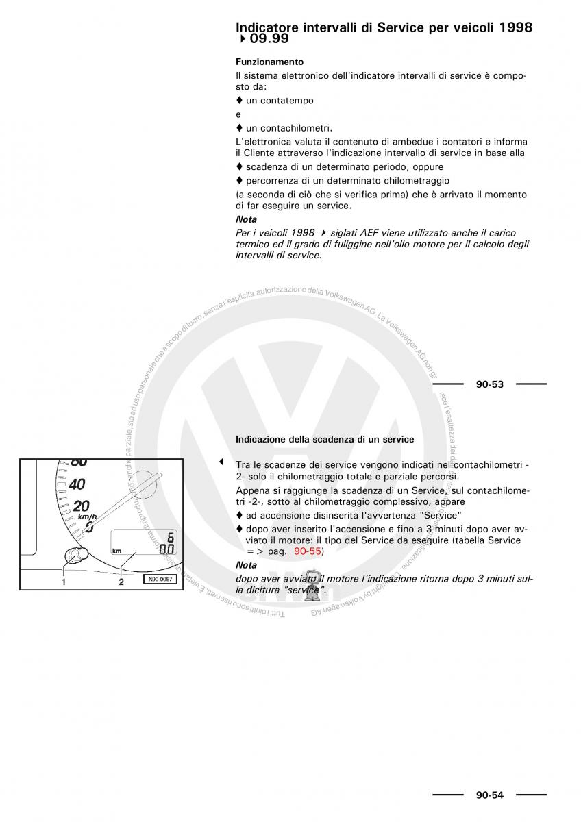 VW Polo servizio assistenza informazione tecnica / page 81