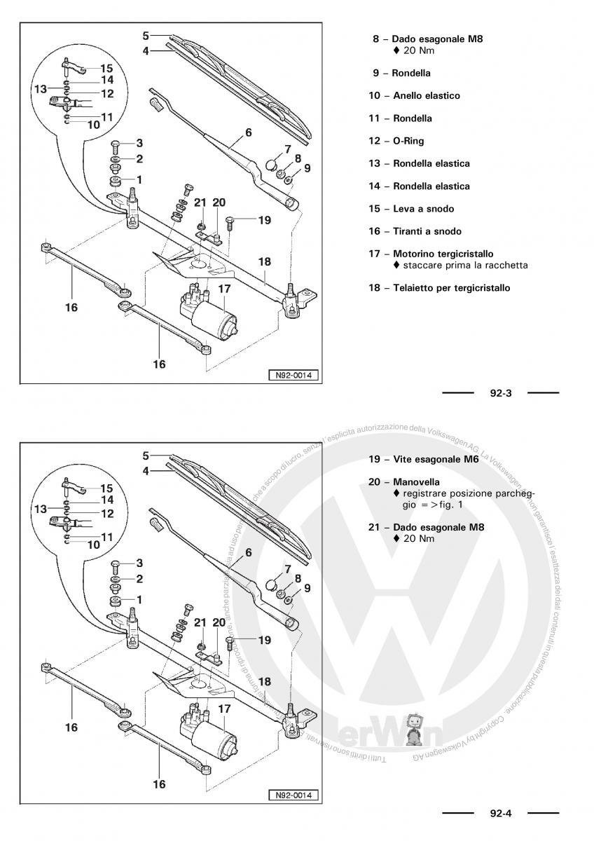 VW Polo servizio assistenza informazione tecnica / page 87