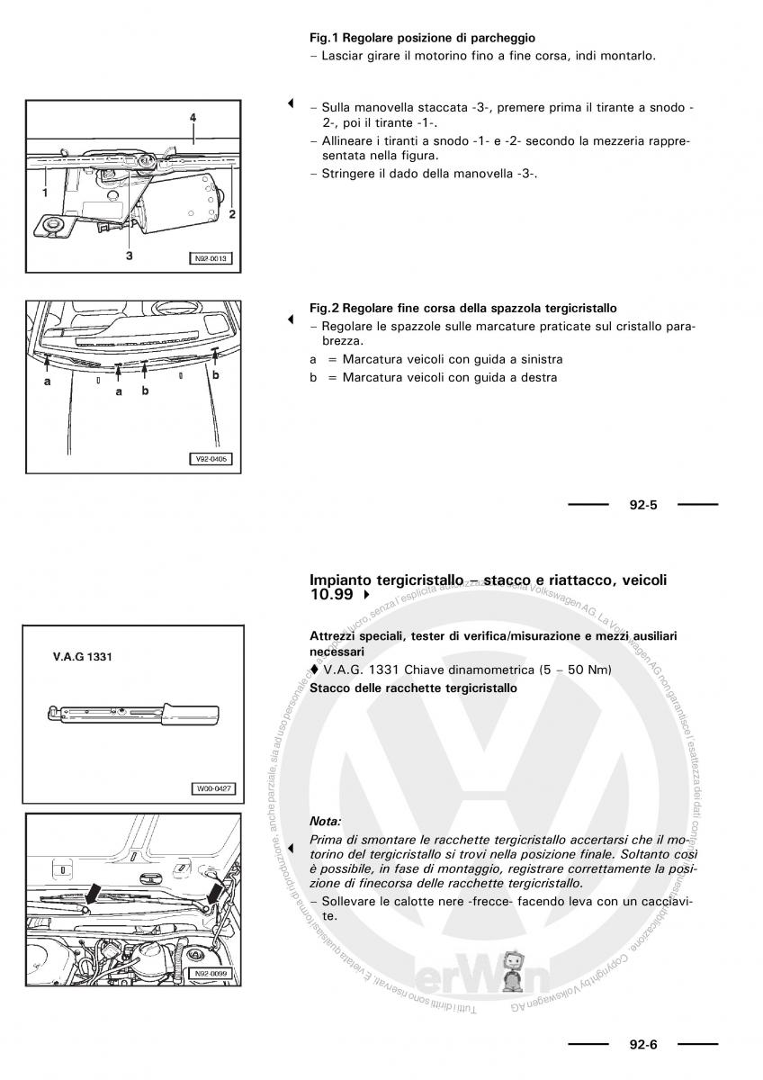 VW Polo servizio assistenza informazione tecnica / page 88