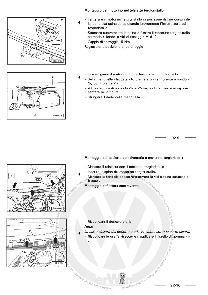 VW Polo servizio assistenza informazione tecnica / page 90