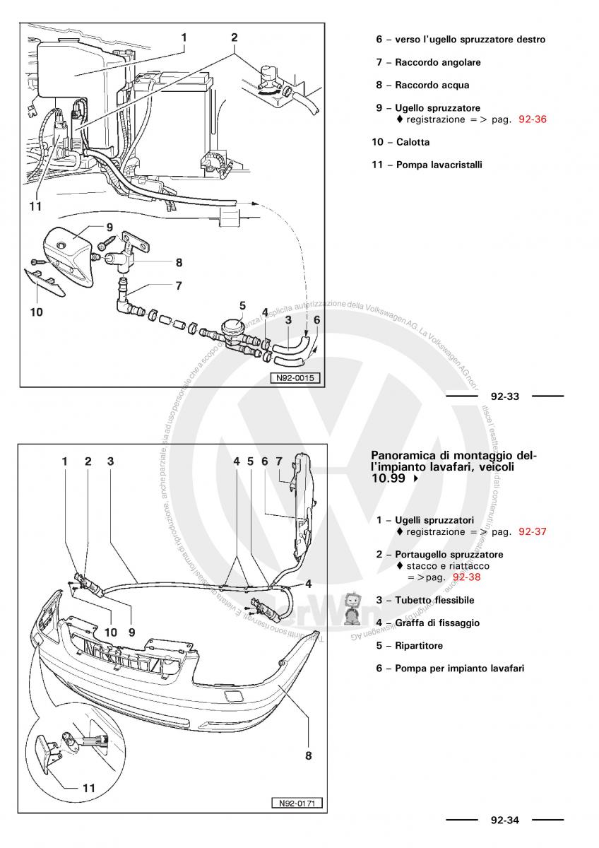 VW Polo servizio assistenza informazione tecnica / page 102