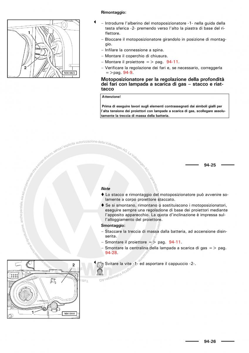 VW Polo servizio assistenza informazione tecnica / page 118