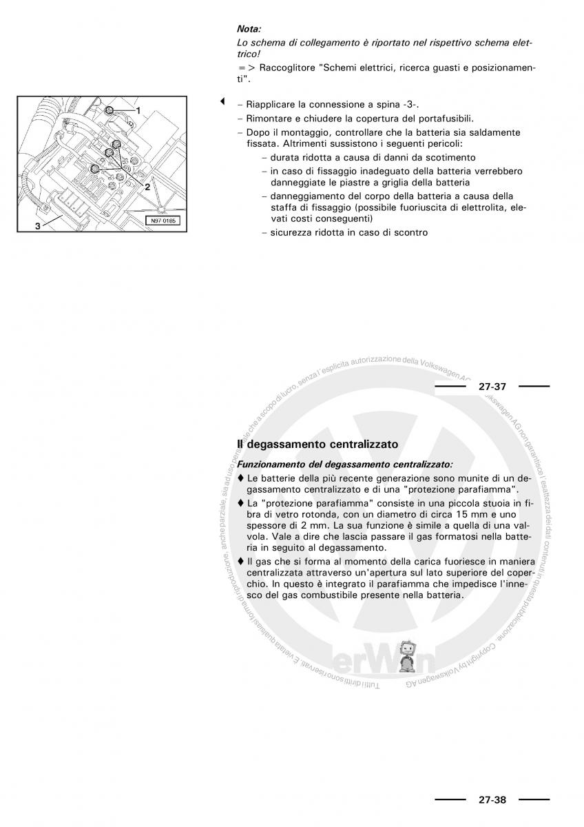 VW Polo servizio assistenza informazione tecnica / page 25