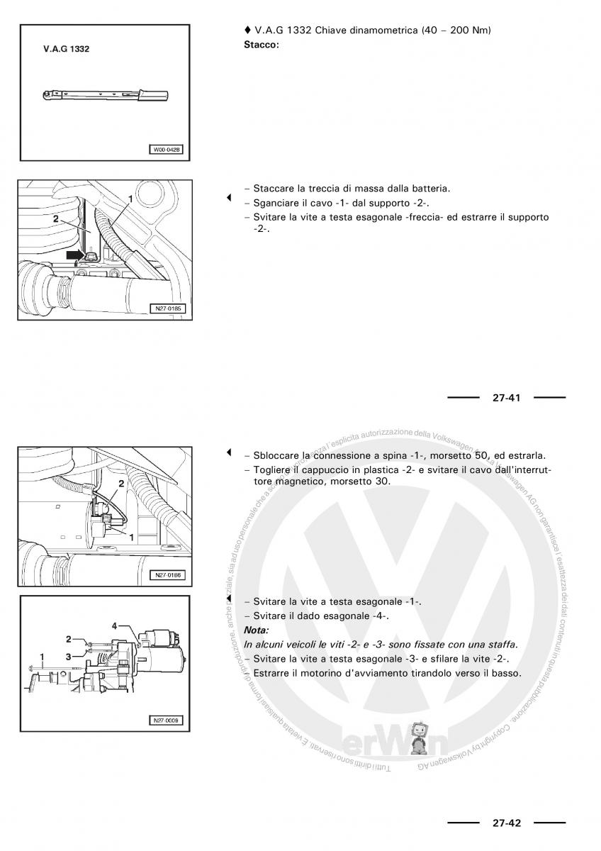 VW Polo servizio assistenza informazione tecnica / page 27