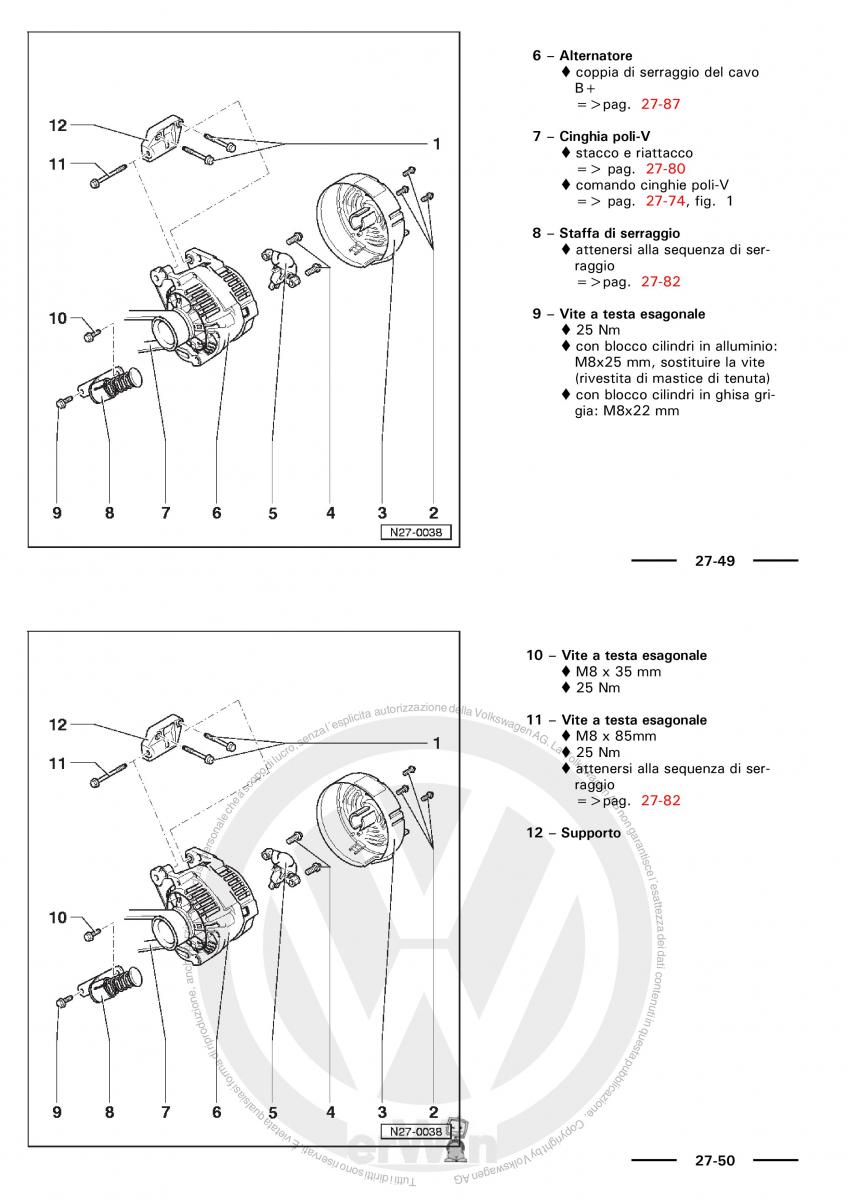 manual  VW Polo servizio assistenza informazione tecnica / page 31
