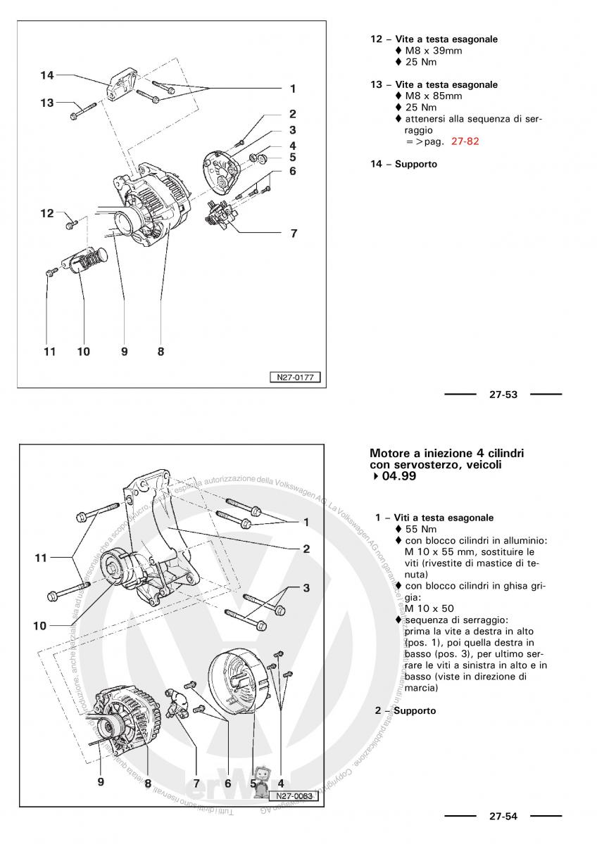 VW Polo servizio assistenza informazione tecnica / page 33