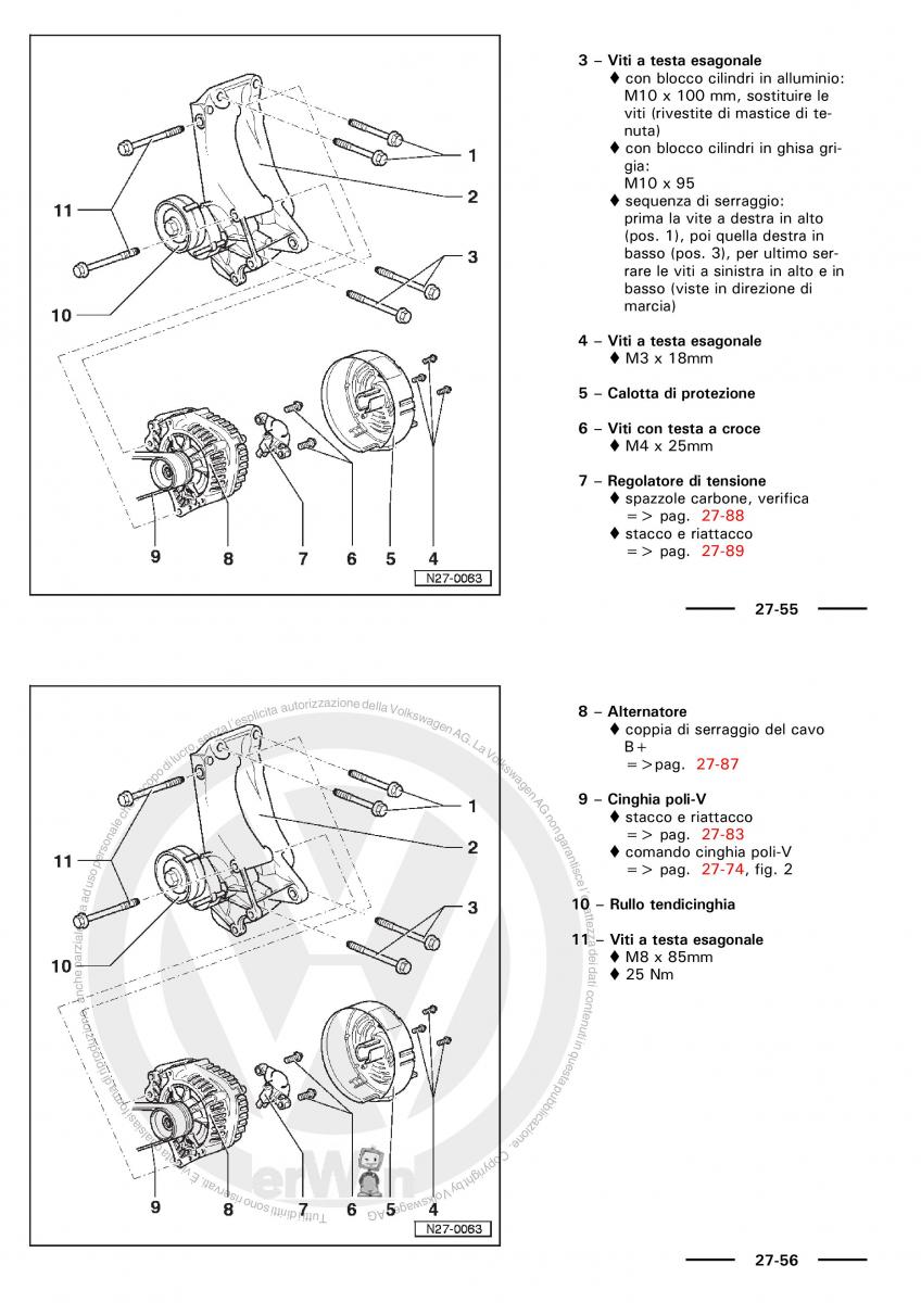 VW Polo servizio assistenza informazione tecnica / page 34