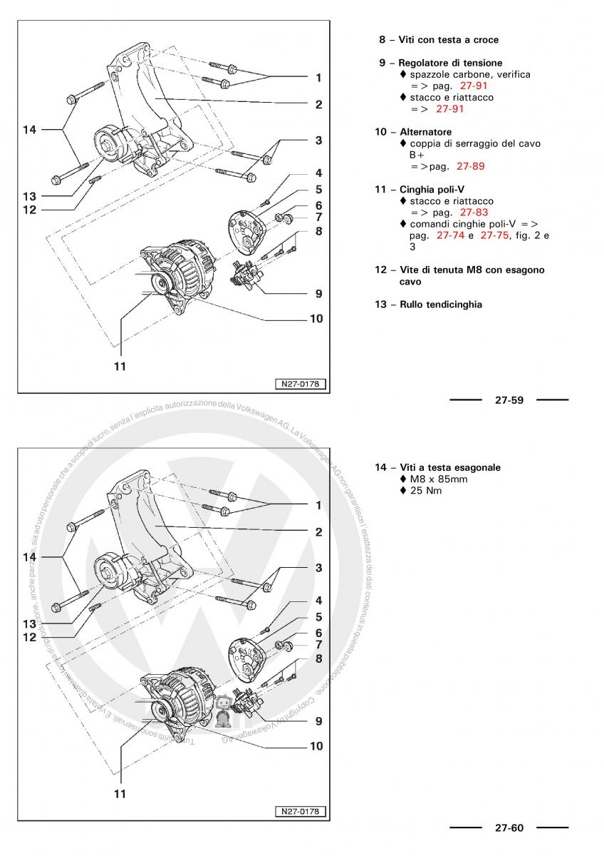 VW Polo servizio assistenza informazione tecnica / page 36