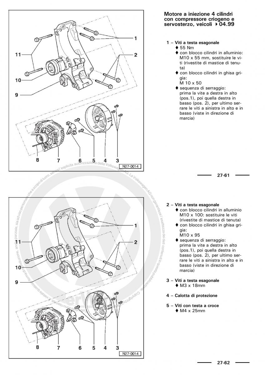 VW Polo servizio assistenza informazione tecnica / page 37