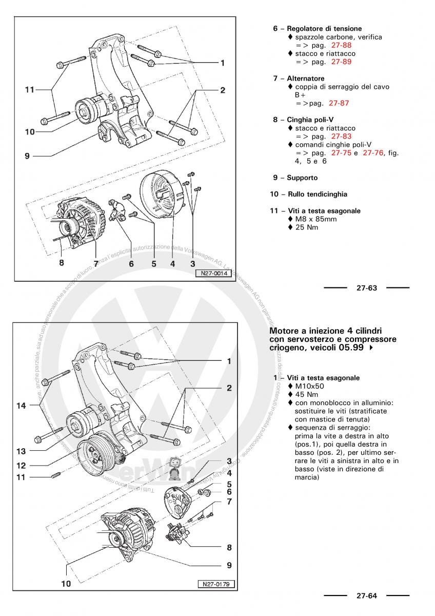 VW Polo servizio assistenza informazione tecnica / page 38