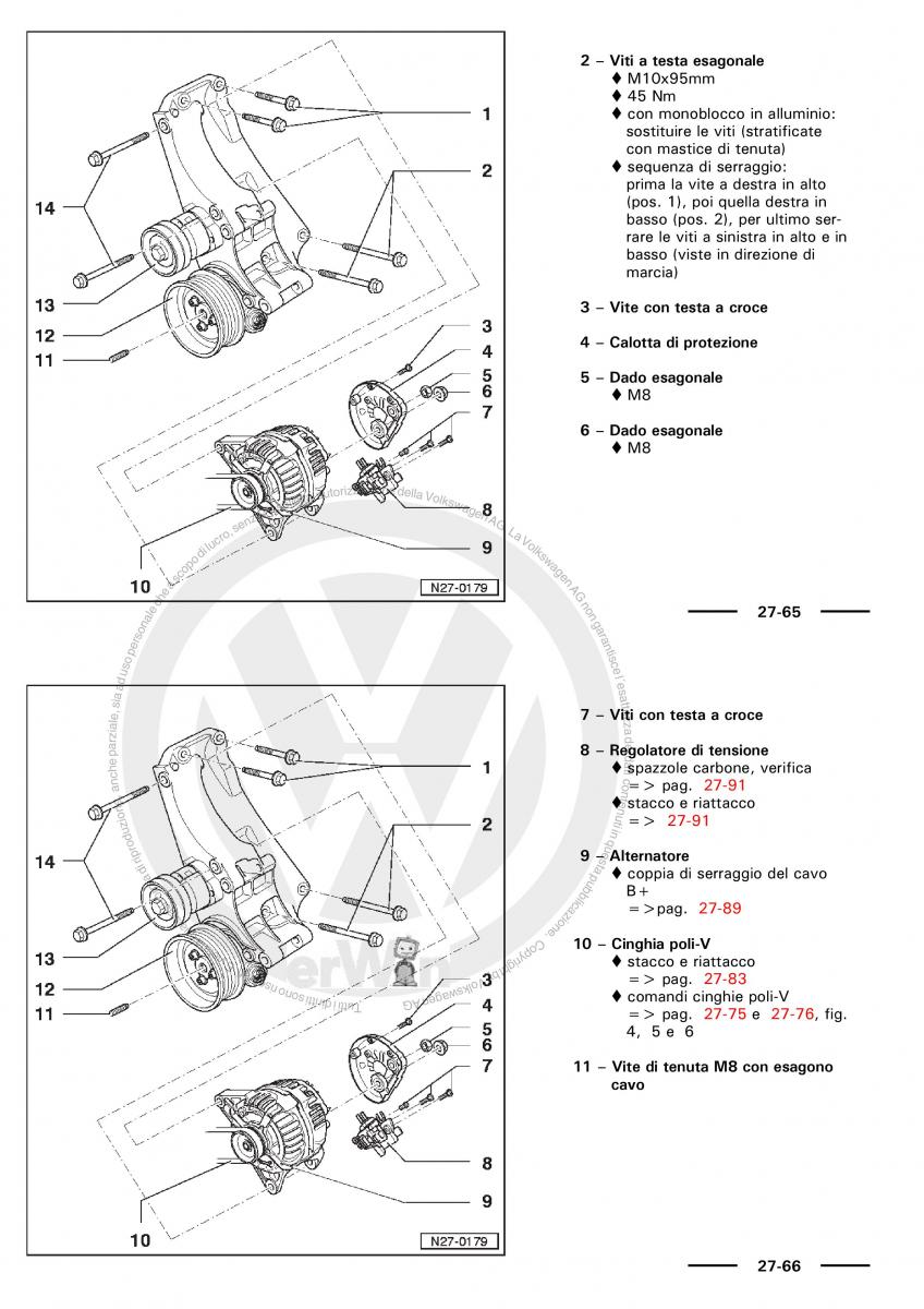 VW Polo servizio assistenza informazione tecnica / page 39