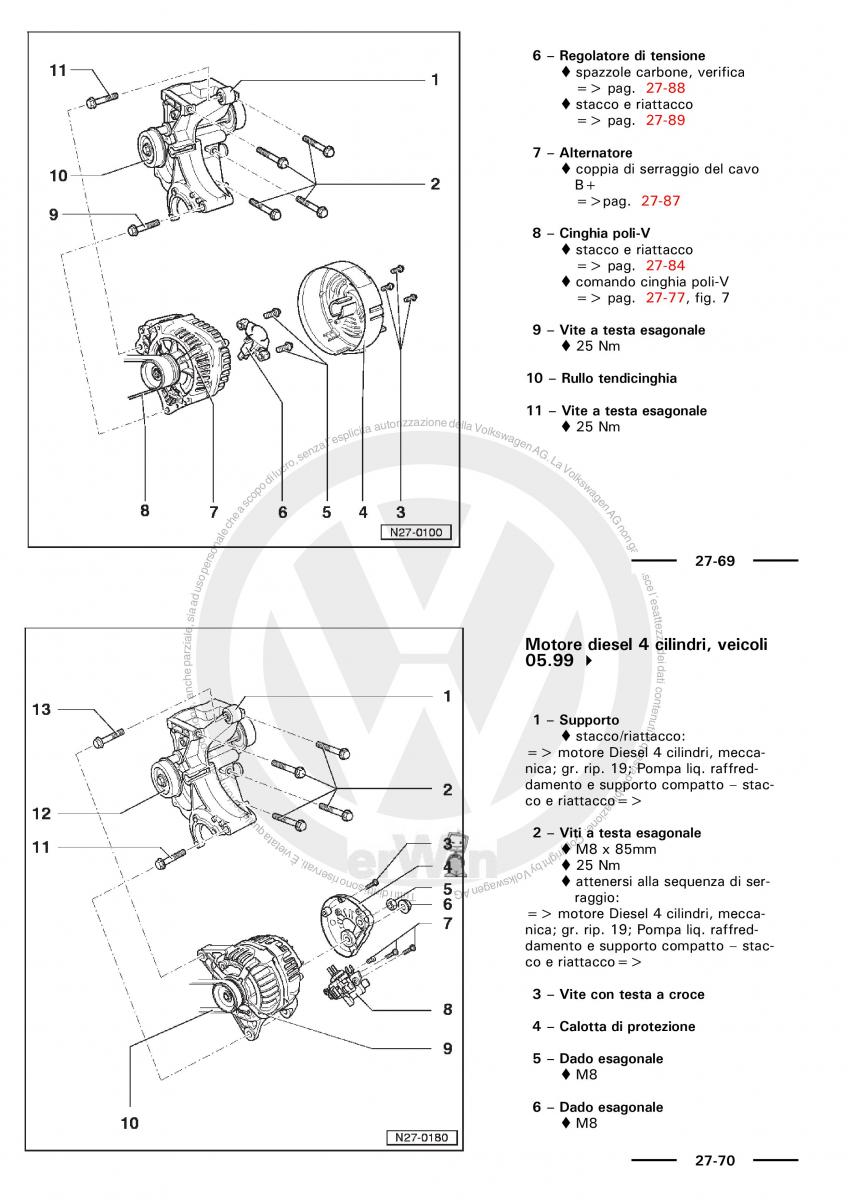 VW Polo servizio assistenza informazione tecnica / page 41