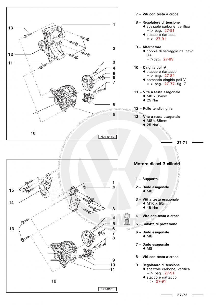 VW Polo servizio assistenza informazione tecnica / page 42