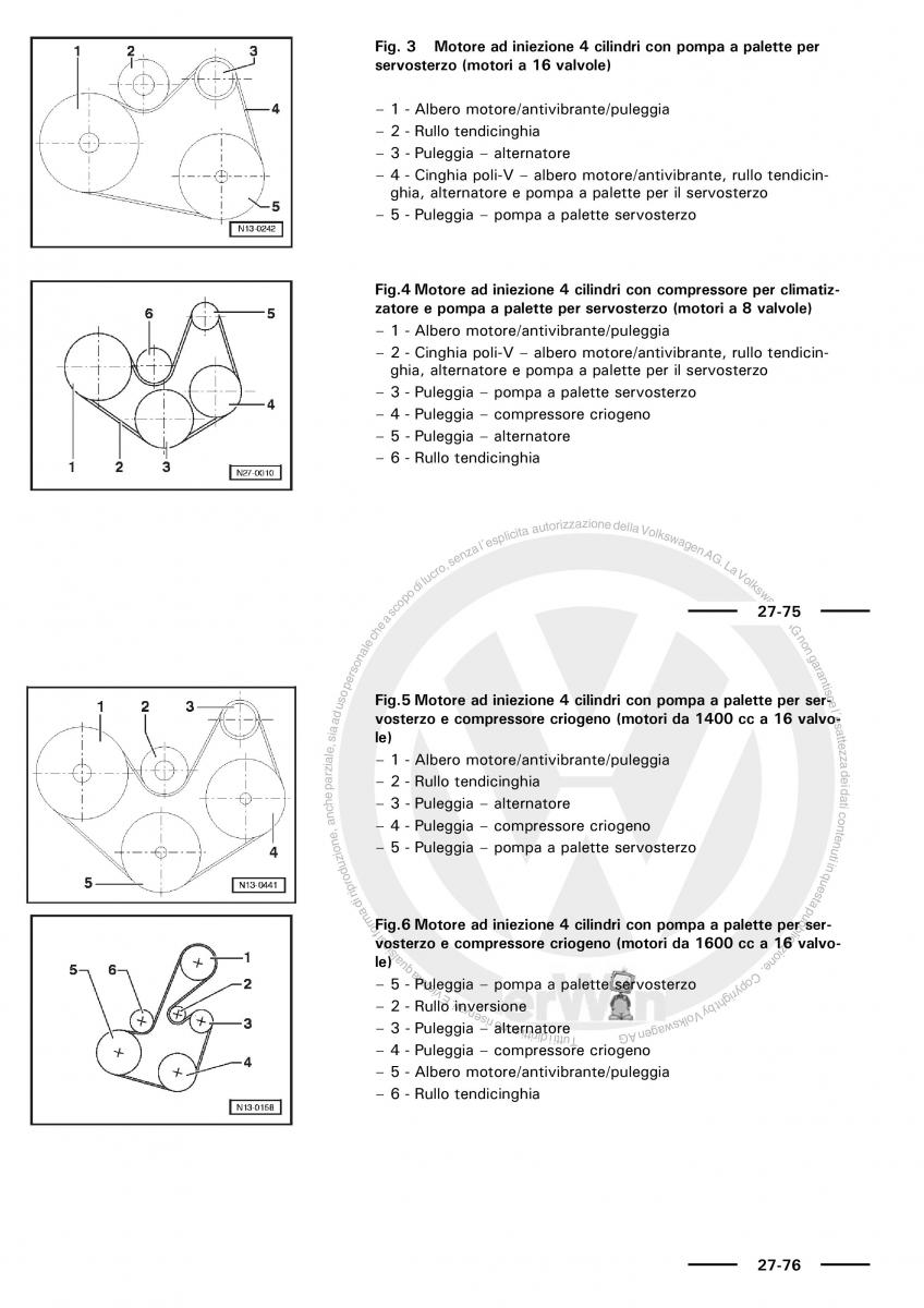 VW Polo servizio assistenza informazione tecnica / page 44