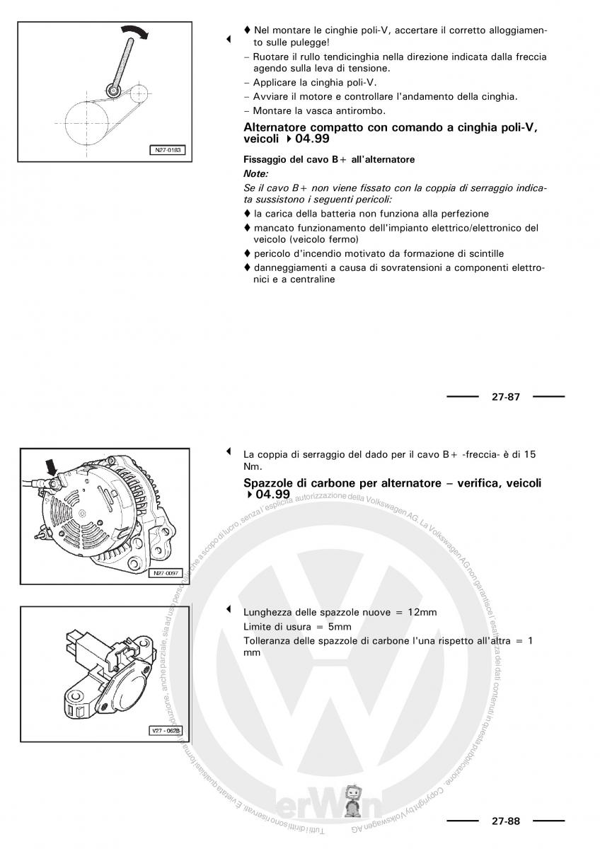 VW Polo servizio assistenza informazione tecnica / page 50