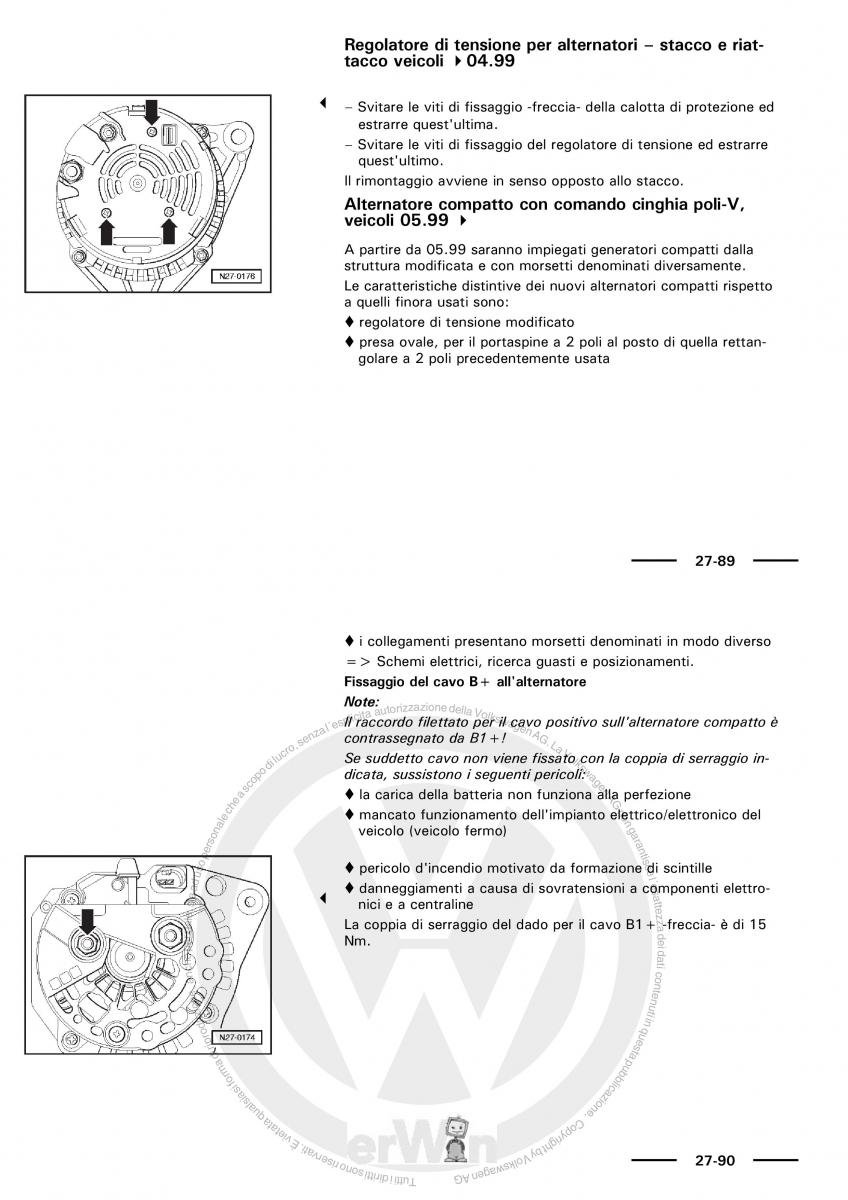 VW Polo servizio assistenza informazione tecnica / page 51