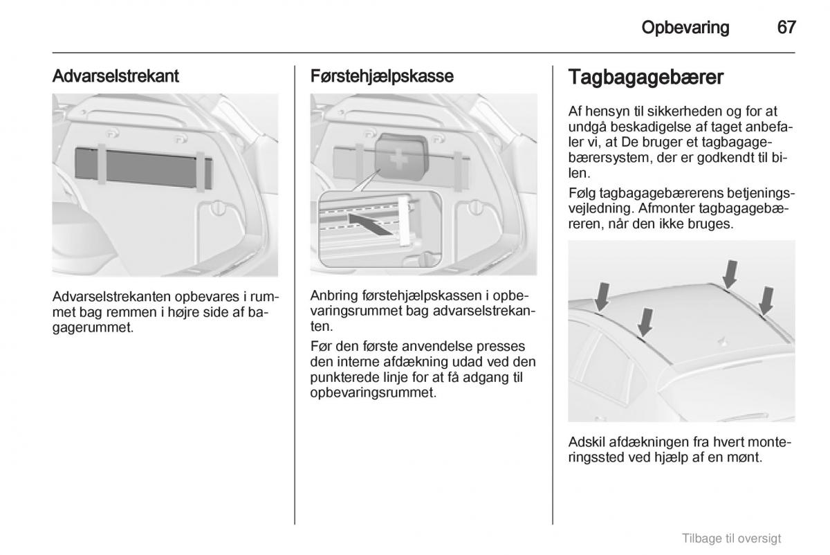 Opel Astra J IV 4 ejere handbog / page 67