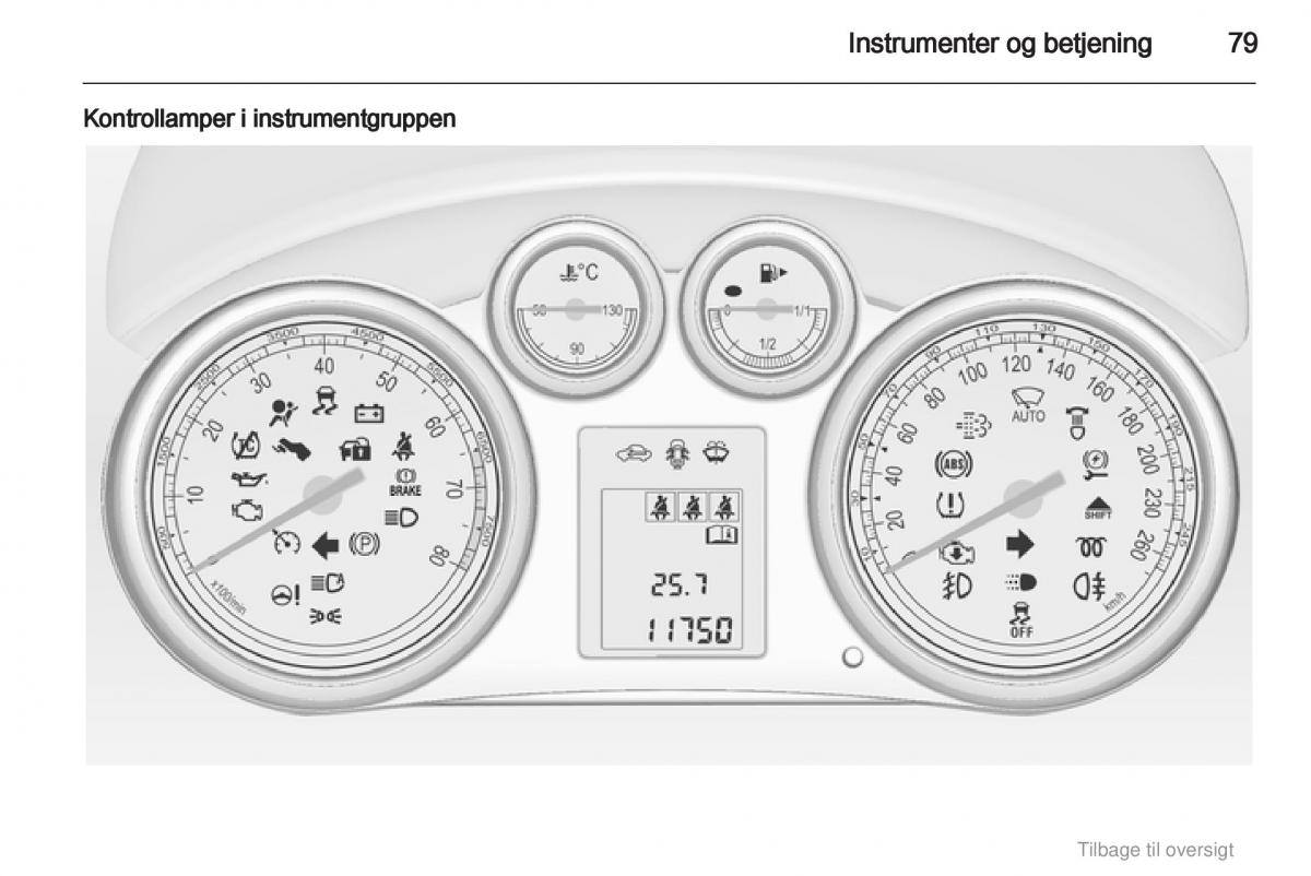 Opel Astra J IV 4 ejere handbog / page 79