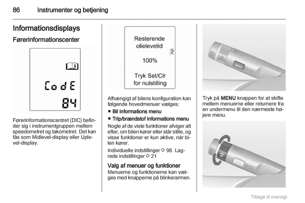 Opel Astra J IV 4 ejere handbog / page 86