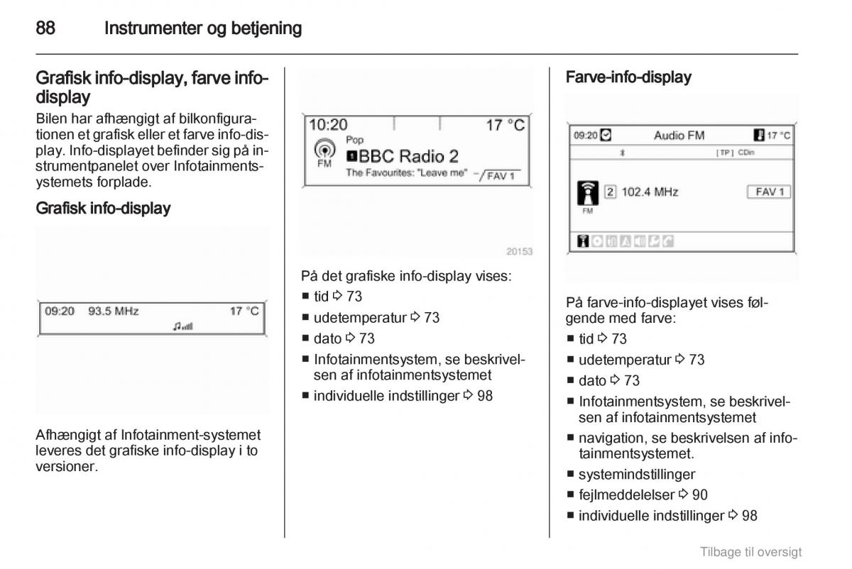 Opel Astra J IV 4 ejere handbog / page 88