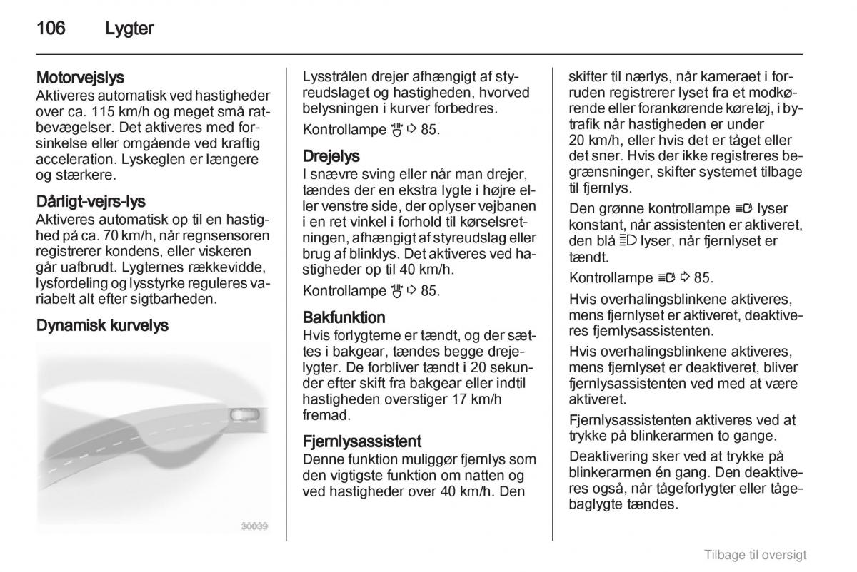 Opel Astra J IV 4 ejere handbog / page 106