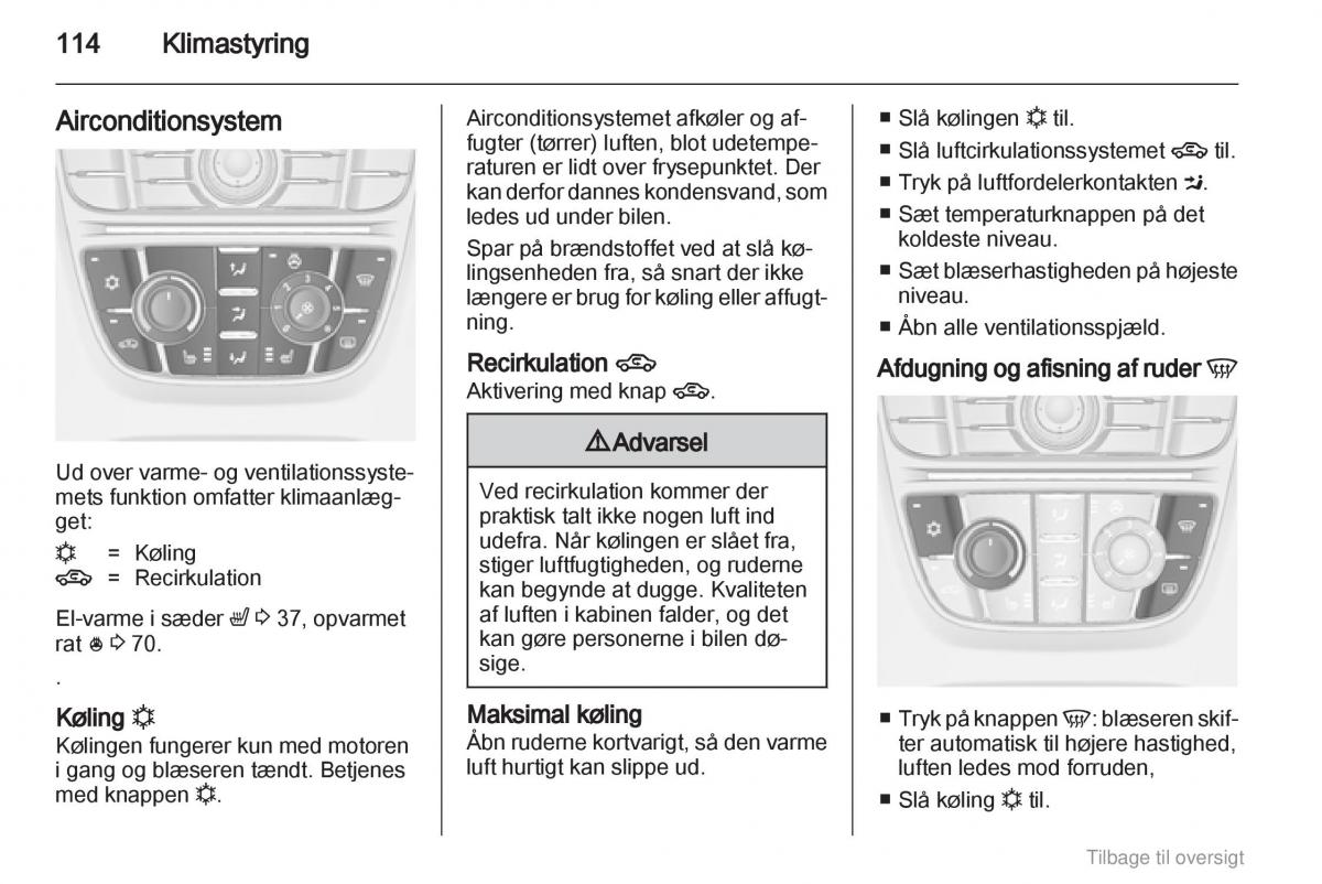 Opel Astra J IV 4 ejere handbog / page 114