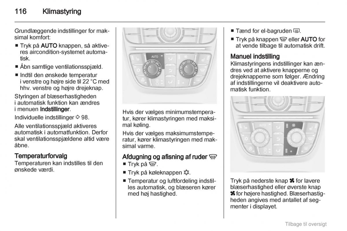 Opel Astra J IV 4 ejere handbog / page 116