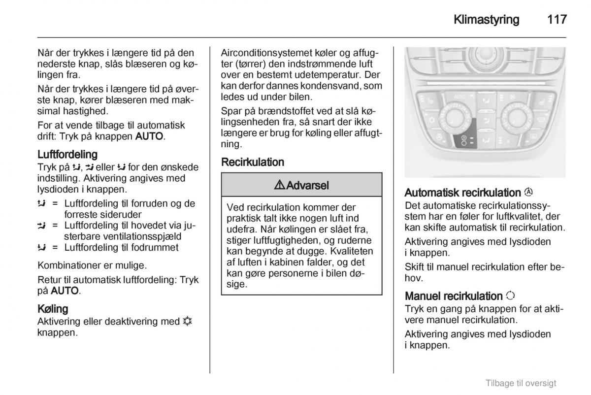 Opel Astra J IV 4 ejere handbog / page 117