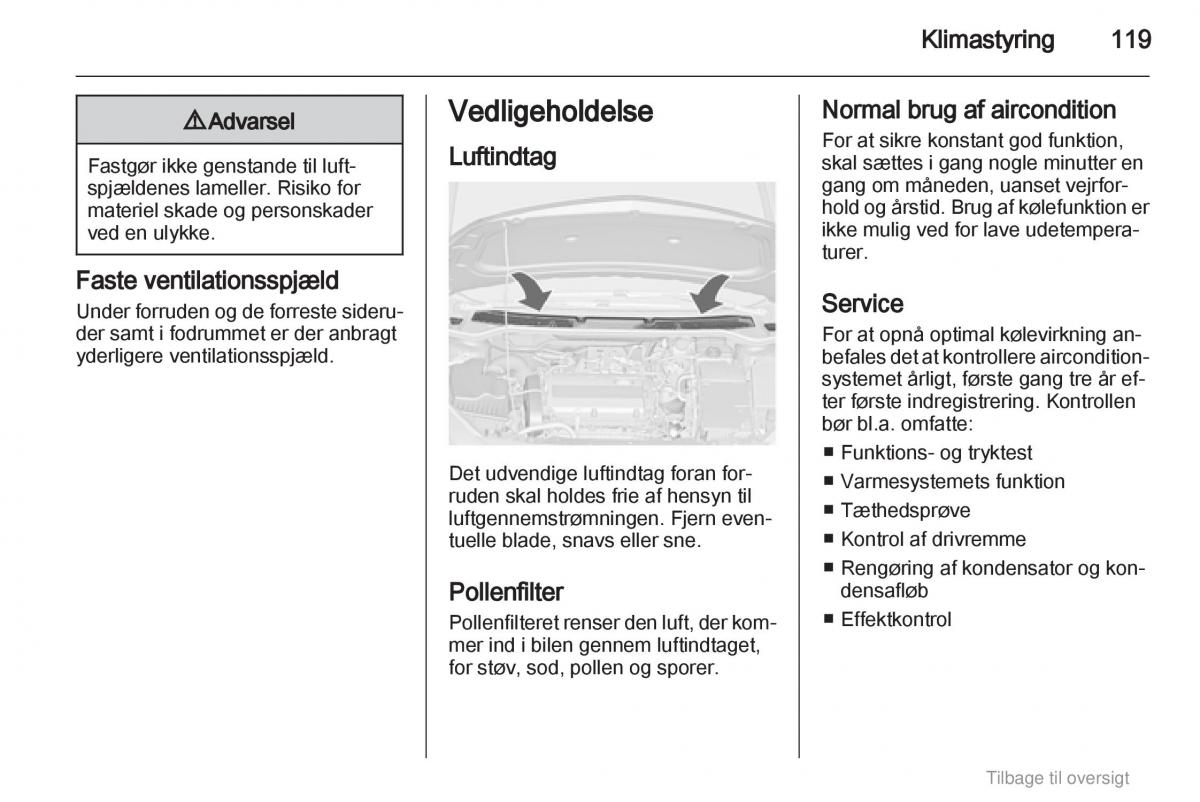 Opel Astra J IV 4 ejere handbog / page 119