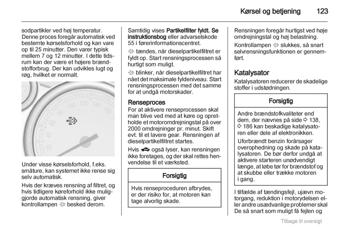 Opel Astra J IV 4 ejere handbog / page 123