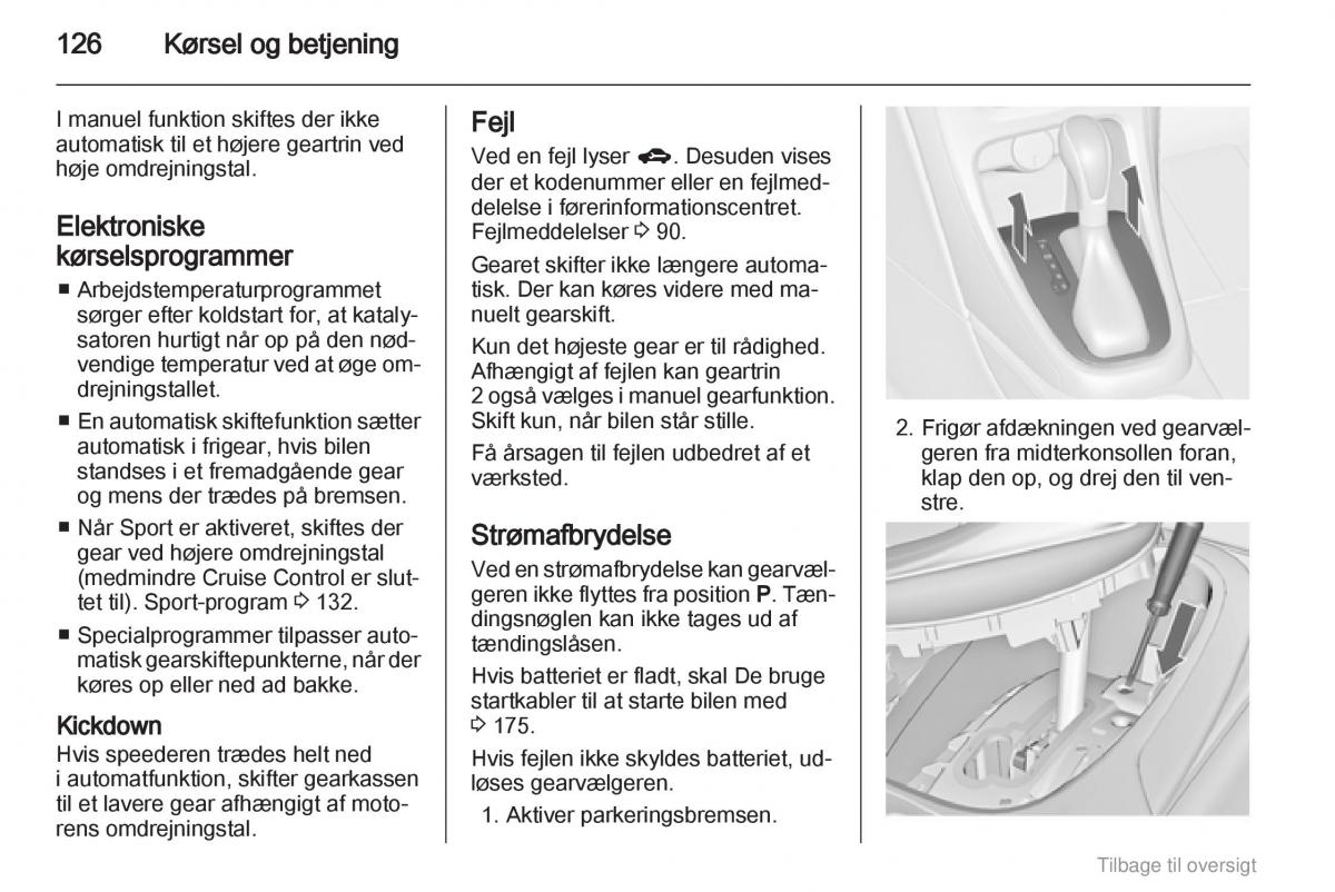 Opel Astra J IV 4 ejere handbog / page 126